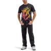 Wrangler Men’s X Hot Wheels Flaming Bronco Tee(Black)