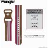 Wrangler® Mulit-Striped Silicone Band for Apple Watch®, Fits all Apple Watch® Series and Sizes(Mesa Stripe)