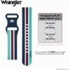 Wrangler® Mulit-Striped Silicone Band for Apple Watch®, Fits all Apple Watch® Series and Sizes(Painted Sky)