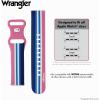Wrangler® Mulit-Striped Silicone Band for Apple Watch®, Fits all Apple Watch® Series and Sizes(Sunset Stripe)
