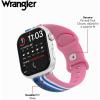 Wrangler® Mulit-Striped Silicone Band for Apple Watch®, Fits all Apple Watch® Series and Sizes(Sunset Stripe)
