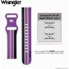 Wrangler® Mulit-Striped Silicone Band for Apple Watch®, Fits all Apple Watch® Series and Sizes(Wildflower Range)