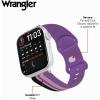 Wrangler® Mulit-Striped Silicone Band for Apple Watch®, Fits all Apple Watch® Series and Sizes(Wildflower Range)