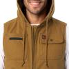 Wrangler Riggs Workwear mens Duck Work Vest(Duck Brown)