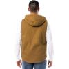 Wrangler Riggs Workwear mens Duck Work Vest(Duck Brown)