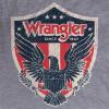 Wrangler Rope Buckle Logo TEE Navy M(Heather Grey)