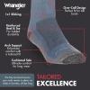 Wrangler Ryder Western Cowboy Boot Socks for Men – Over Calf, Cushioned Sole, Moisture-Wicking, Durable Design(Blue)