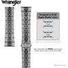 Wrangler® Silver Link Metal Band for Apple Watch®, Western Style, Fits all Apple Watch® Series and Sizes(Frontier Links)