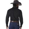Wrangler Western Black Sport Shirt(Black)
