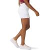Wrangler Women’s 4″ Fray Jean Short(Bright White)