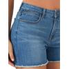 Wrangler Women’s 4″ Fray Jean Short(Rocky)