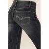 Wrangler Women’s Cash Mid Rise Vented Hem Ultimate Riding Jean(Dark Blue)