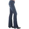 Wrangler Women’s Cash Mid Rise Vented Hem Ultimate Riding Jean(Dark Blue)