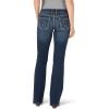 Wrangler Women’s Cash Mid Rise Vented Hem Ultimate Riding Jean(Dark Wash)