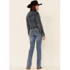 Wrangler Women’s Cash Mid Rise Vented Hem Ultimate Riding Jean(Heidi)
