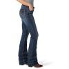 Wrangler Women’s Cash Mid Rise Vented Hem Ultimate Riding Jean(Mid Wash)