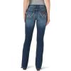 Wrangler Women’s Cash Mid Rise Vented Hem Ultimate Riding Jean(Vivianna)