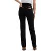 Wrangler Womens Cowboy Cut Slim Fit Jean Bleach(Black)