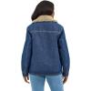 Wrangler Women’s Dark Denim Sherpa Coat
