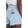 Wrangler Womens Fray Shorts(Blue)