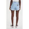 Wrangler Womens Fray Shorts(Blue)