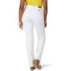 Wrangler Women’s High Rise True Straight Fit Jean(Bright White)
