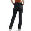 Wrangler Women’s High Rise True Straight Leg Carpenter Jean(Carbon)