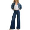 Wrangler Women’s High Rise Wide Leg Jean(Clover)