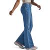 Wrangler Womens High Waisted Fierce Flare Jean(Meadow)