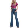 Wrangler Womens High Waisted Fierce Flare Jean(Rhianon)