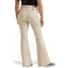 Wrangler Womens High Waisted Fierce Flare Jean(Sandshell)
