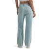 Wrangler Women’s High-Rise Loose Fit Jean(Icy Blue)
