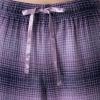 Wrangler Women’s Jersey Top and Flannel Pant Sleep Pajama Set(Lilac/Ombre Plaid)