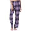 Wrangler Women’s Jersey Top and Flannel Pant Sleep Pajama Set(Lilac/Ombre Plaid)