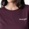 Wrangler Women’s Jersey Top and Flannel Pant Sleep Pajama Set(Wine/Plaid)
