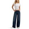 Wrangler Women’s Mid Rise Loose Straight Jean(Dusk)