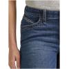 Wrangler Women’s Premium Patch Mae Sits Above Hip Jean(Blue)