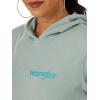 Wrangler Women’s Retro Logo Hoodie(Blue Surf)