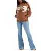 Wrangler Women’s Retro Logo Hoodie(Brown)