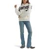 Wrangler Women’s Retro Logo Hoodie(White)