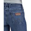 Wrangler Womens Retro Mae Mid Rise Wide Leg Trouser Jean(Cassie)