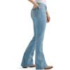 Wrangler Womens Retro Mae Mid Rise Wide Leg Trouser Jean(Mia)