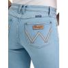 Wrangler Womens Retro Mae Mid Rise Wide Leg Trouser Jean(Mia)