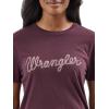 Wrangler Womens Retro Short Sleeve Graphic T-Shirt(Fudge)