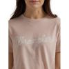Wrangler Womens Retro Short Sleeve Graphic T-Shirt(Peach Whip Heather)