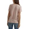 Wrangler Womens Retro Short Sleeve Graphic T-Shirt(Peach Whip Heather)