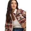 Wrangler Women’s Sherpa Lined Jacquard Shacket