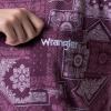 Wrangler Women’s Short Sleeve Crewneck Pocket Sleepshirt(Purple)