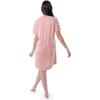 Wrangler Women’s Short Sleeve Crewneck Pocket Sleepshirt(Rose)