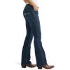 Wrangler Women’s Western Mid Rise Stretch Boot Cut Jean(Navy)